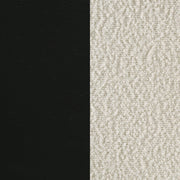 Kehoe Upholstered Counter Height Chair Cream and Black (Set of 2) - 193939BLK