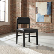 Kehoe Upholstered Dining Side Chair Black (Set of 2) - 193922BLK