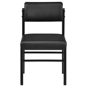 Kehoe Upholstered Dining Side Chair Black (Set of 2) - 193922BLK