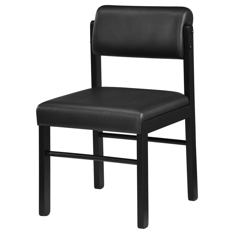 Kehoe Upholstered Dining Side Chair Black (Set of 2) - 193922BLK