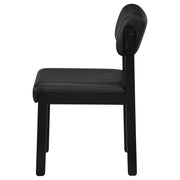 Kehoe Upholstered Dining Side Chair Black (Set of 2) - 193922BLK