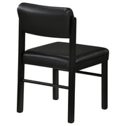 Kehoe Upholstered Dining Side Chair Black (Set of 2) - 193922BLK