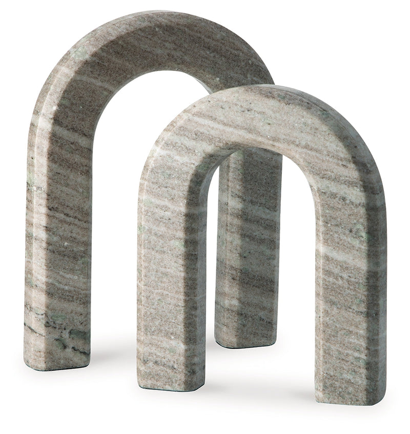 Keithton Taupe Sculpture Set (Set of 2) - A2000618
