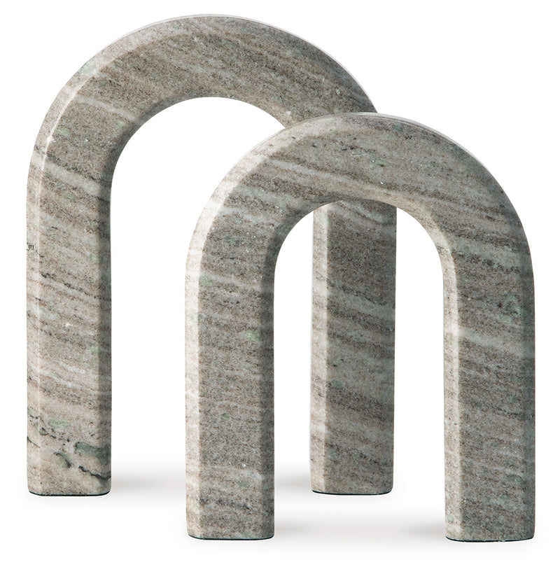 Keithton Taupe Sculpture Set (Set of 2) - A2000618