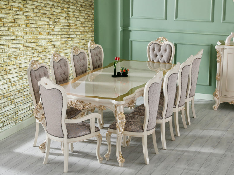 Kelebek 104" Wide 10 Person Dining Table - Gate FurnitureDining Tables