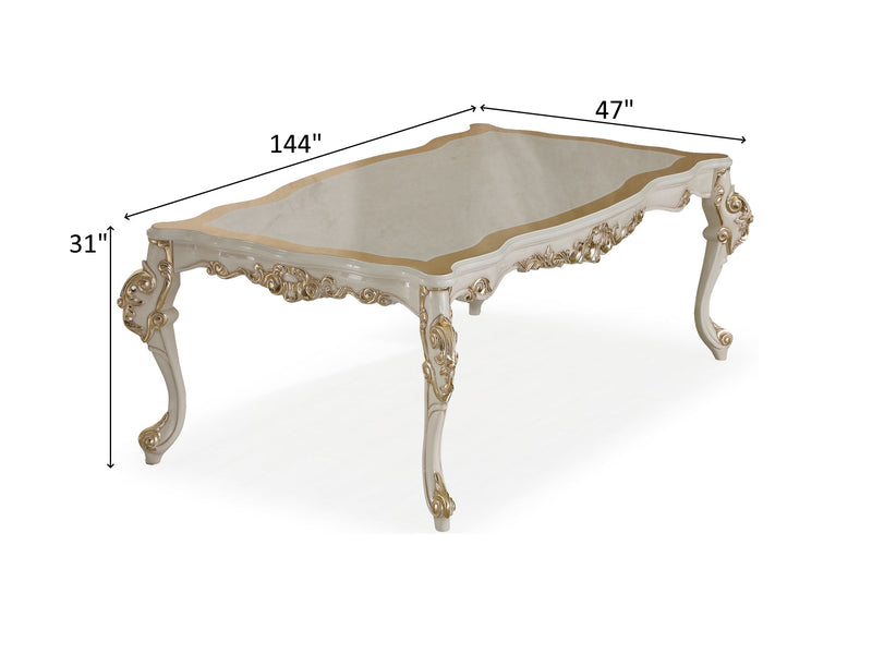 Kelebek 144" Wide 12 Person Dining Table - Gate FurnitureDining Tables