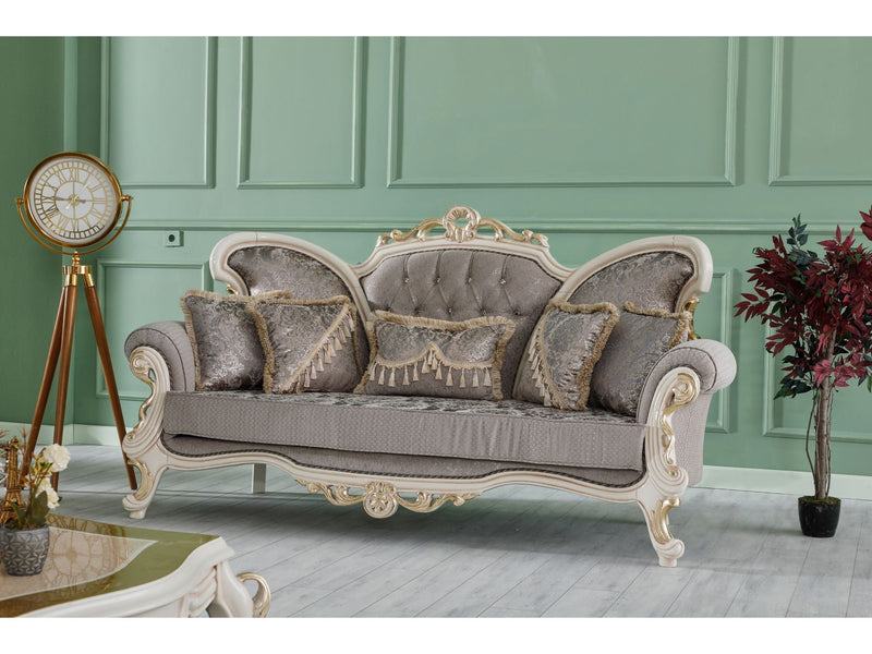 Kelebek 3-pieces (1 Sofa & 2 Chair) Livingroom Set Vizon in Vizon - 101-KEL-S179K1-311