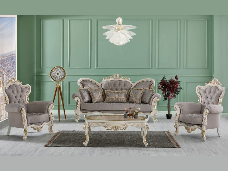 Kelebek 41" Wide Rolled Armchair - Gate FurnitureTraditional Accent Chairs