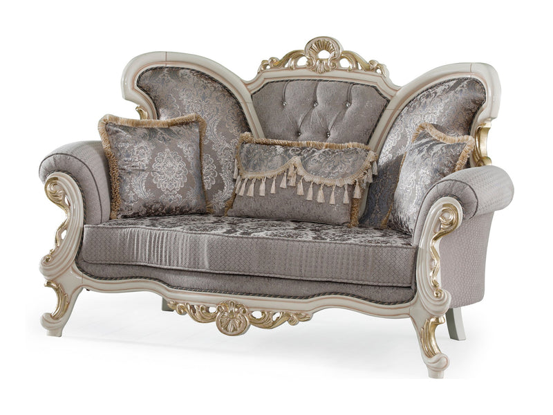 Kelebek 77" Wide Rolled Arm Traditional Loveseat - Gate FurnitureTraditional Loveseats