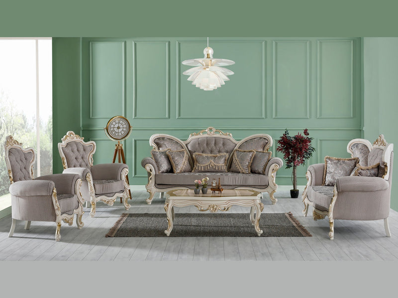 Kelebek 77" Wide Rolled Arm Traditional Loveseat - Gate FurnitureTraditional Loveseats