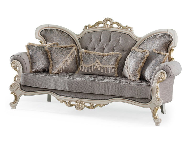 Kelebek 98" Wide Rolled Arm Traditional Sofa - Gate FurnitureTraditional Sofas