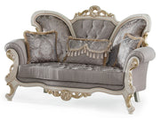 Kelebek Traditional Loveseat Vizon in Vizon - 101-KEL-S179K1-2