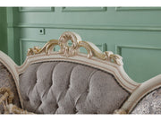 Kelebek Traditional Loveseat Vizon in Vizon - 101-KEL-S179K1-2