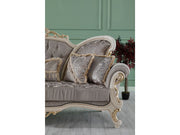 Kelebek Traditional Loveseat Vizon in Vizon - 101-KEL-S179K1-2
