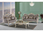 Kelebek Traditional Loveseat Vizon in Vizon - 101-KEL-S179K1-2
