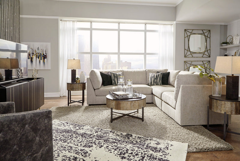 Kellway Bisque 5 - Piece Chaise Sectional - Gate FurnitureSectional