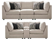 Kellway Bisque Console Living Room Set - Gate FurnitureLiving Room Set