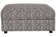 Kellway Bisque Ottoman With Storage - Gate FurnitureOttoman