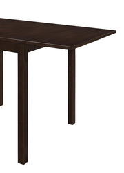 Kelso 3-piece Drop Leaf Dining Table Set Cappuccino and Tan - 190821-S3