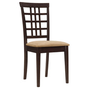 Kelso 3-piece Drop Leaf Dining Table Set Cappuccino and Tan - 190821-S3