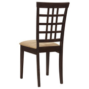 Kelso 3-piece Drop Leaf Dining Table Set Cappuccino and Tan - 190821-S3