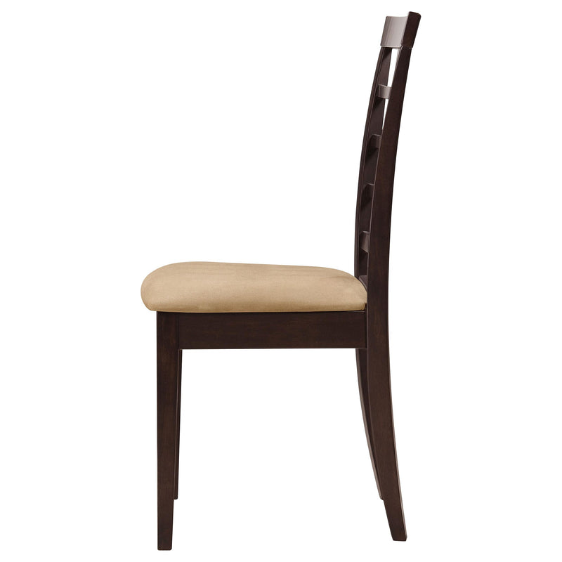 Kelso Lattice Back Dining Side Chair Cappuccino (Set of 2) - 190822