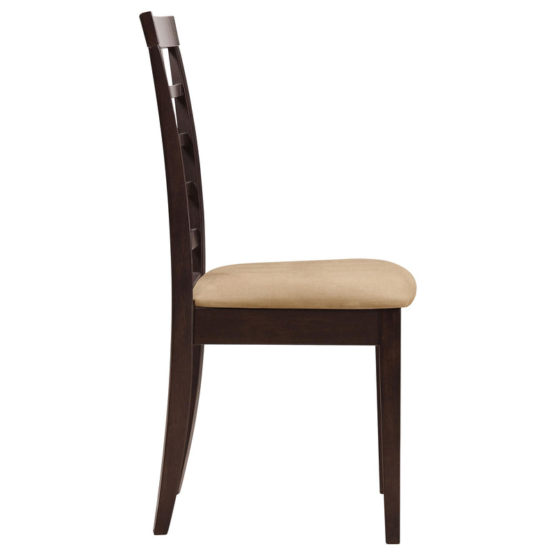 Kelso Lattice Back Dining Side Chair Cappuccino (Set of 2) - 190822