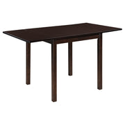 Kelso Rectangular 52-inch Extension Dining Table Cappuccino - 190821