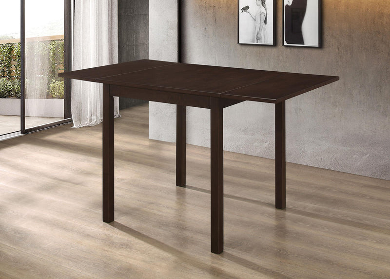 Kelso Rectangular 52-inch Extension Dining Table Cappuccino - 190821