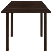 Kelso Rectangular 52-inch Extension Dining Table Cappuccino - 190821