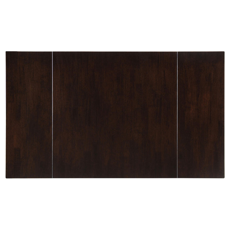 Kelso Rectangular 52-inch Extension Dining Table Cappuccino - 190821