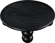 Kelvin Solid Wood And Oak Veneer Coffee Table in Black - 99064Black-CT
