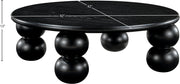 Kelvin Solid Wood And Oak Veneer Coffee Table in Black - 99064Black-CT