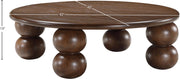 Kelvin Solid Wood And Oak Veneer Coffee Table in Brown - 99064Brown-CT