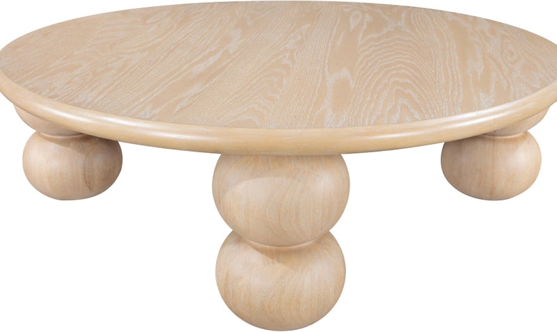 Kelvin Solid Wood And Oak Veneer Coffee Table in Natural - 99064Natural-CT