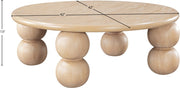 Kelvin Solid Wood And Oak Veneer Coffee Table in Natural - 99064Natural-CT