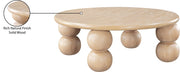 Kelvin Solid Wood And Oak Veneer Coffee Table in Natural - 99064Natural-CT