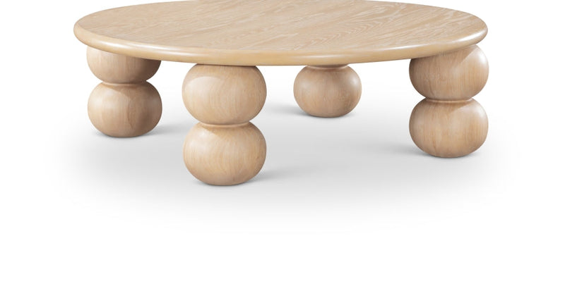 Kelvin Solid Wood And Oak Veneer Coffee Table in Natural - 99064Natural-CT