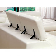 Kemina White Sectional - CM6833WH-SET
