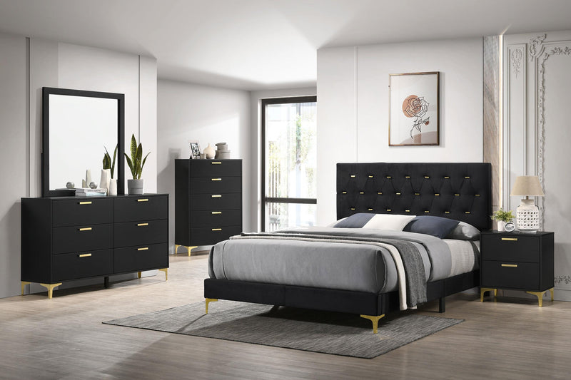 Kendall 2-drawer Nightstand Black - 224452