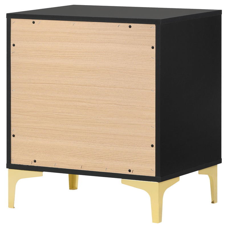 Kendall 2-drawer Nightstand Black - 224452