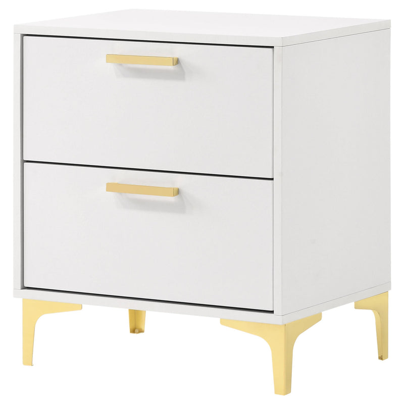 Kendall 2-drawer Nightstand White - 224402