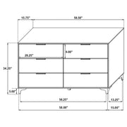 Kendall 4-piece Eastern King Bedroom Set Black - 224451KE-S4