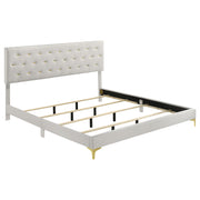 Kendall 4-piece Eastern King Bedroom Set White - 224401KE-S4