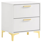 Kendall 4-piece Eastern King Bedroom Set White - 224401KE-S4