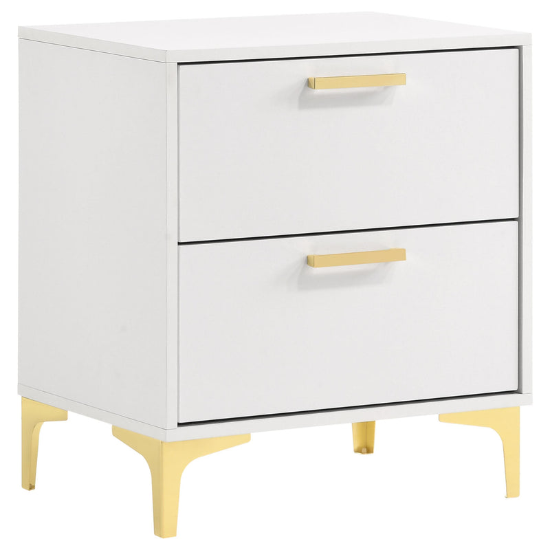 Kendall 4-piece Eastern King Bedroom Set White - 224401KE-S4