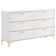 Kendall 4-piece Eastern King Bedroom Set White - 224401KE-S4