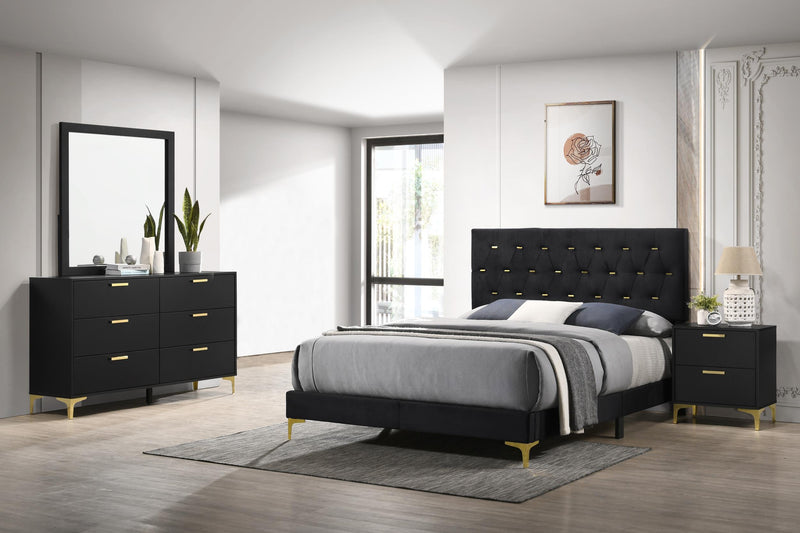 Kendall 4-piece Queen Bedroom Set Black - 224451Q-S4