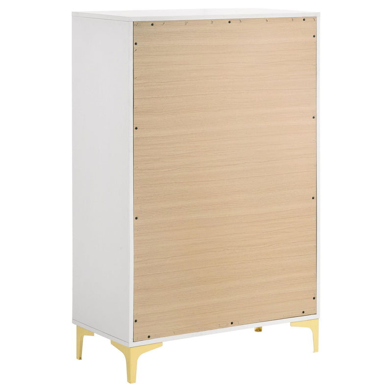 Kendall 5-drawer Bedroom Chest White - 224405