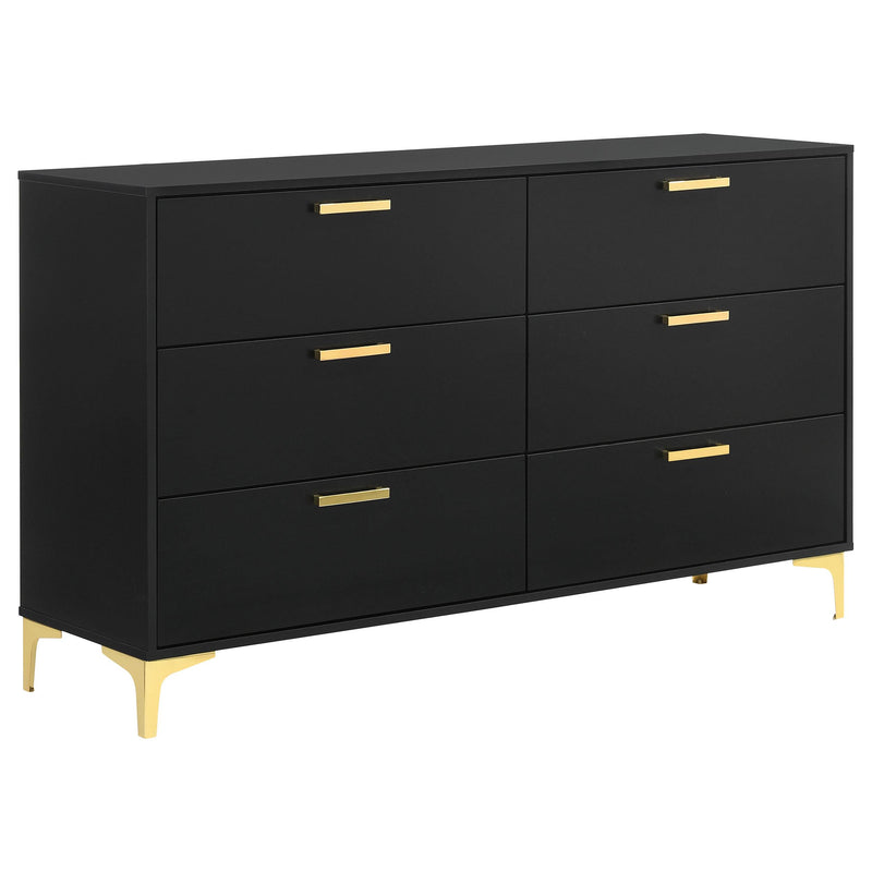 Kendall 5-piece Eastern King Bedroom Set Black - 224451KE-S5